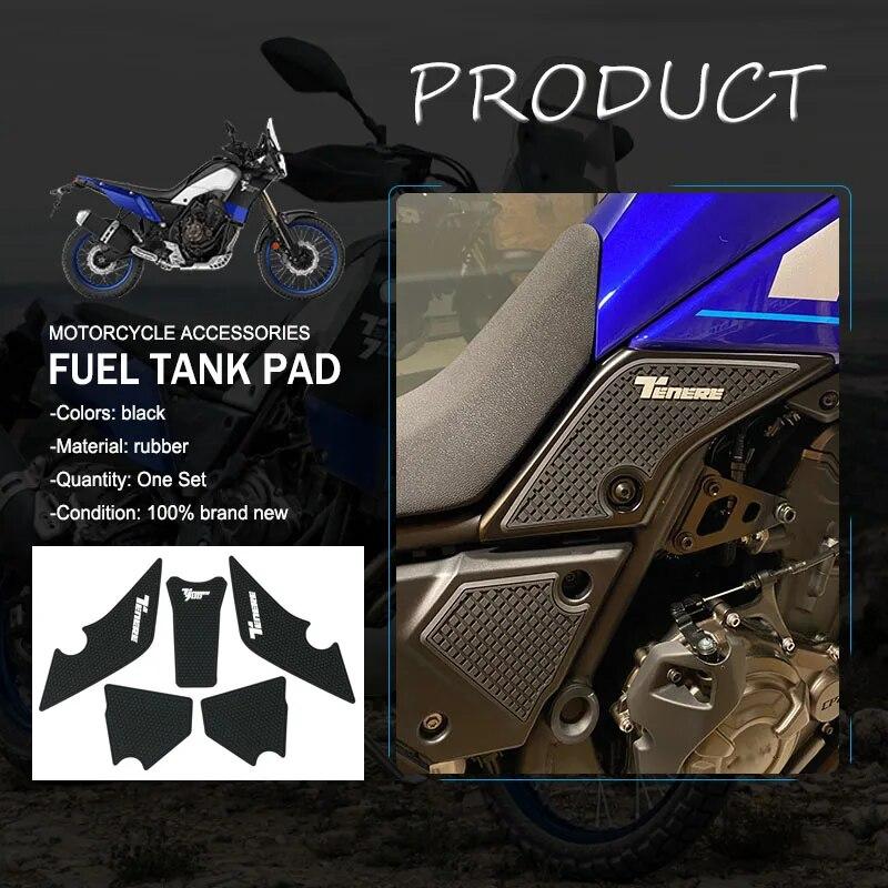 For YAMAHA TENERE 700 Side Fuel Tank Pad Tenere 700 Rally T700 XTZ 690 -2022 Tank Pads Protector Stickers Side Sticker