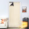 1PC Sound Insulation Door Curtain Thickened Quilted Heavy Duty Self-Adhesive Blackout Coldproof