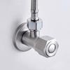 Quarter Turn Toilet Water Stop Valve Rust Proof Triangular Valve New Hot Cold Angle Valve  Bathroom