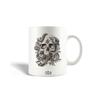 Mug - Ceramic - Snake Skull - 30cl - Dishwasher Safe - White
