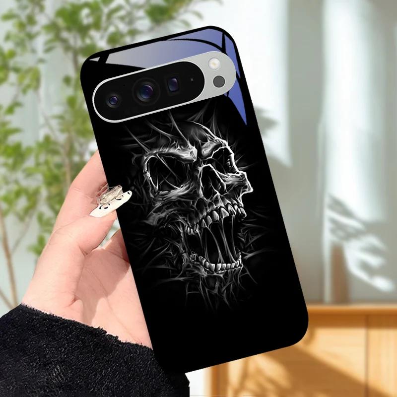 Для Google Pixel 8 8a Стеклянный чехол для телефона Pixel8 Pro Чехол из закаленного стекла для Google Pixel 7a 7 Pro Pixel7 Ударопрочные чехлы