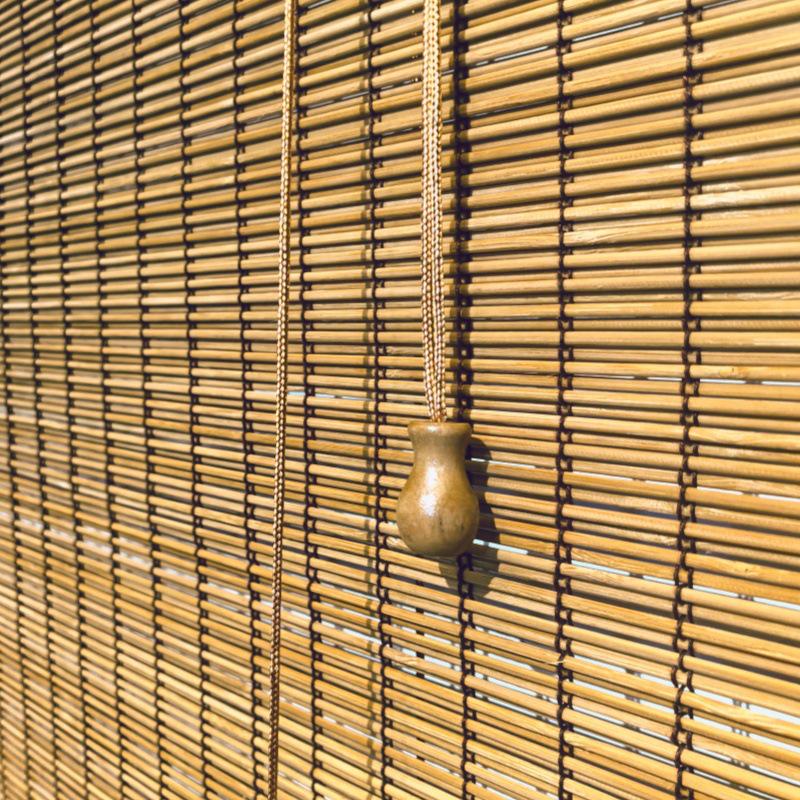 Уличные бамбуковые водонепроницаемые рулонные шторы для защиты от солнца и перегородок