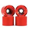 NAMI WHEEL Wave Nami Wheel Long Skateboard Long Skate Freestyle Wheel 66mm Red 78a