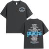 James Arthur The Pisces World Tour Printed TShirt Men Women Fashion Shortsleeved Casual pure Cotton Tshirt Harajuku Top
