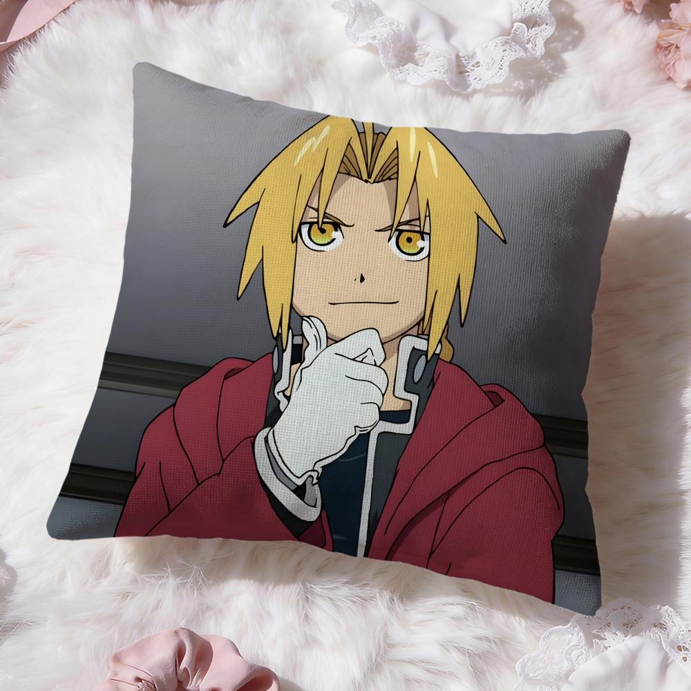 F-FULLMETAL ALCHEMIST Наволочка Премиум Комфорт Двусторонняя Подушка - Дизайн Два в Одном для Любой Комнаты и Салона Автомобиля