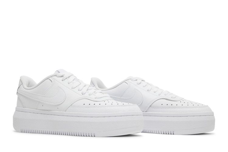 Women's Sneakers Nike Court Vision Alta Low Triple White (Women's) White/White/White