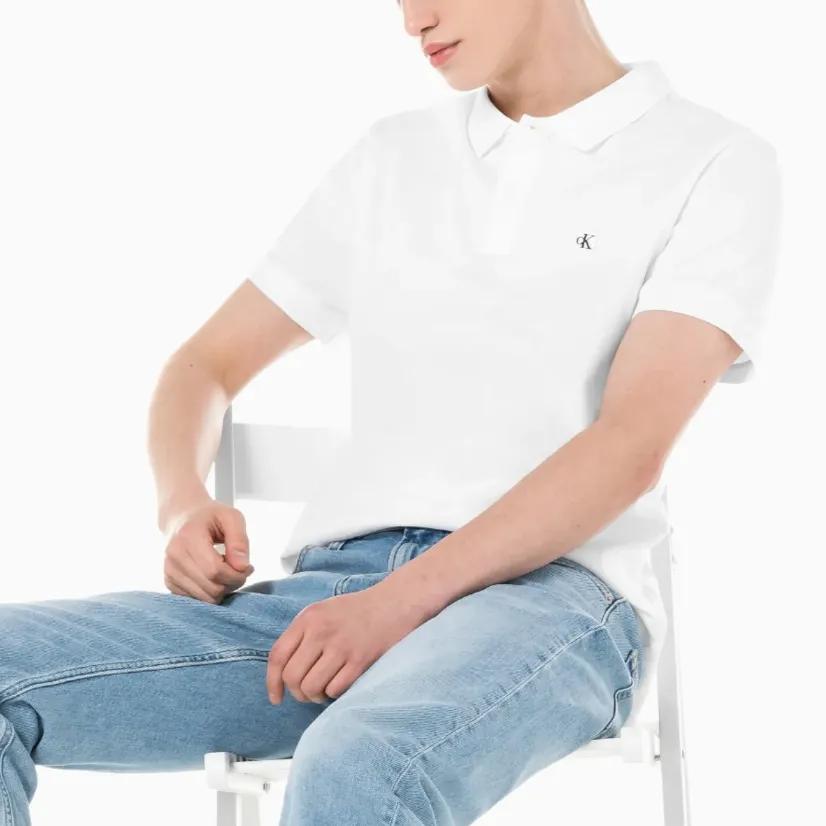 CALVIN KLEIN Polo Shirt Men's White (Unisex) Polo Shirts J320771YAF