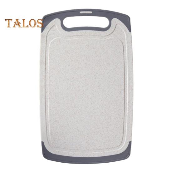 Двусторонняя разделочная доска для овощей и мяса с канавками Удобная ручка с нескользящим покрытием Необходимая кухонная вещь для гурманов и шеф-поваров