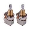 Electric Guitar Bass Potentiometers Split Shaft Pots Push Push Button Switch Guitar Parts 2pcs