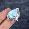 Republic Larimar Gemstone 925 Sterling Silver Jewelry Ring Size 8.5 M-2809