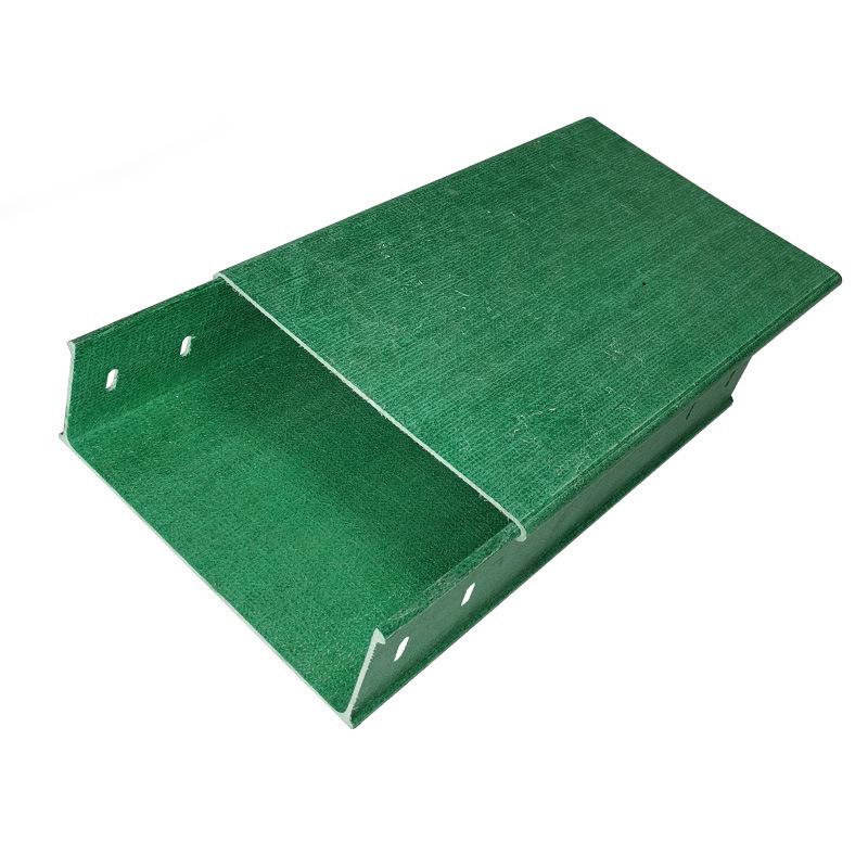 Flame Retardant FRP Cable Tray Channel Type Polymer Trunking
