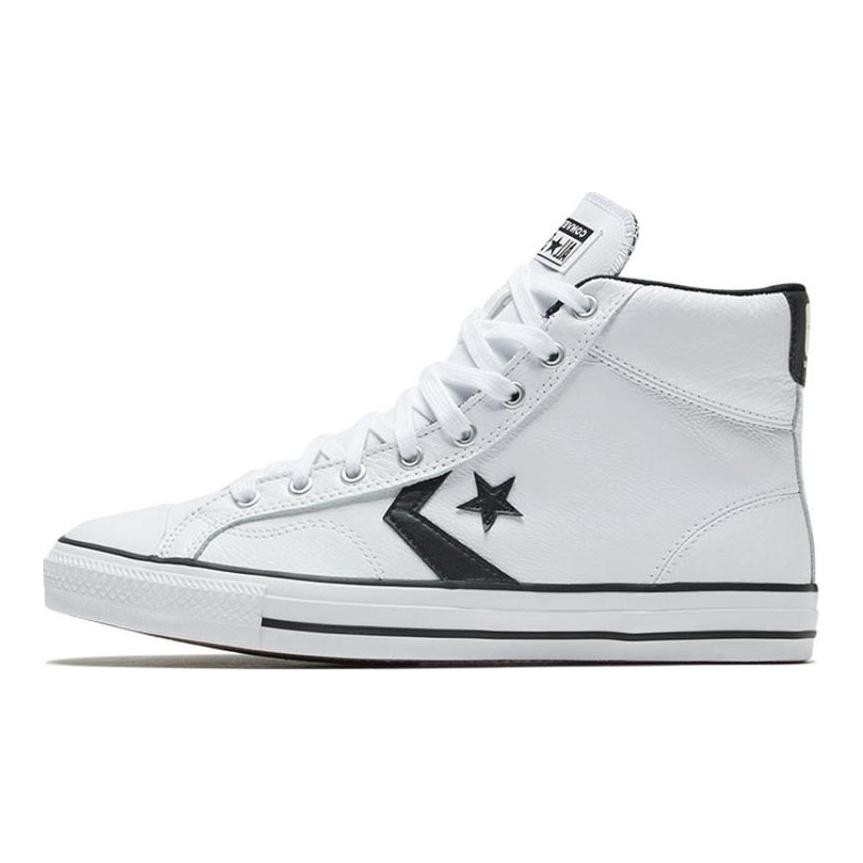 Converse Звездный игрок 76 Cons Classic Универсальные высокие парусиновые кеды Унисекс Белые и черные