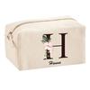 Trousse Multifonction Hanna Lettre Fleur Cadeau Anniversaire Noël Idée Personnalisé Original | Trousse Scolaire Fournitures Bureau