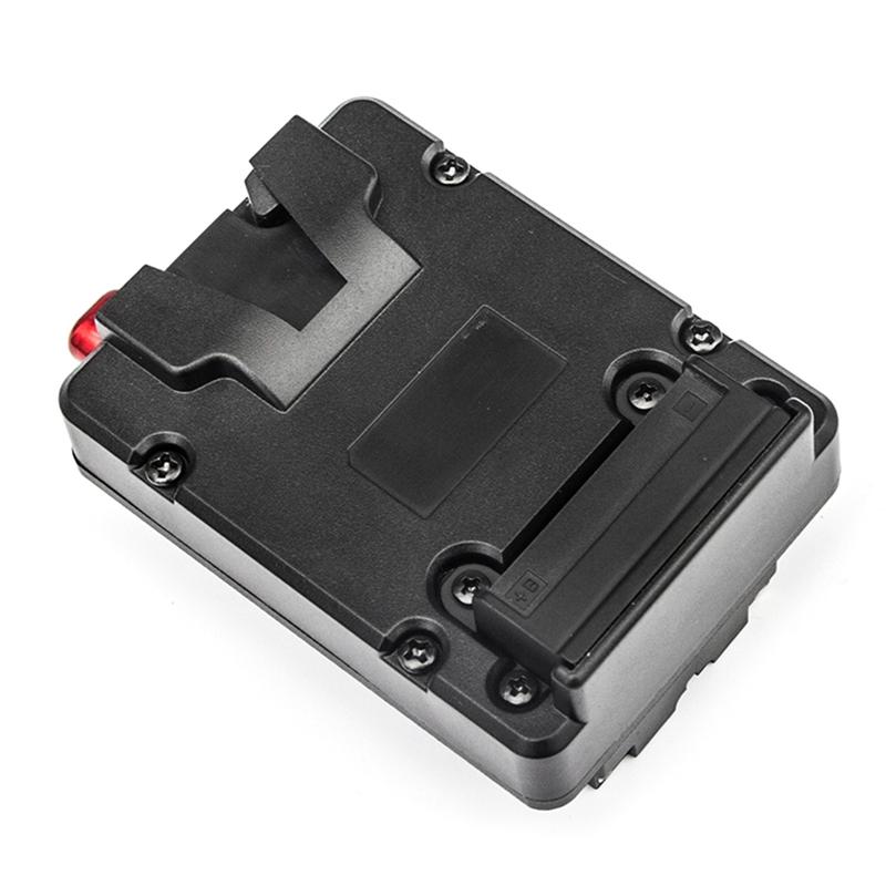 AA58 V Mount V-Lock Battery to NP-F F550 F570 F750 F970 Dummy Battery Converter Plate D-Tap for LED Light Monitor V-Mount