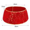 Christmas Tree Collar Red and Green Felt Decorations Tree Skirt Alternative Stereoscopic Tree Bottom Surrounder Party Display