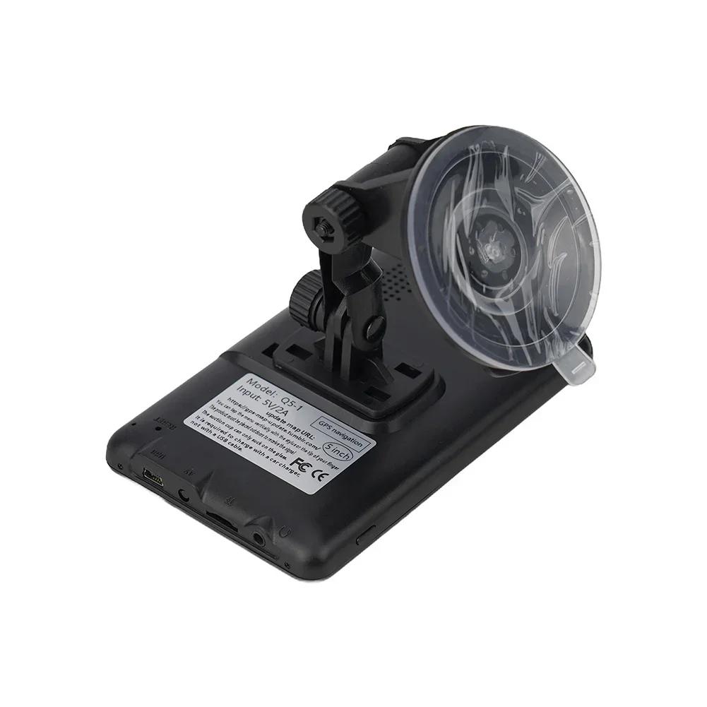 5-дюймовый GPS-навигатор для автомобиля, грузовика, SAT NAV, аксессуары, инструменты, навигатор, 2025, бесплатное обновление, карта Европы, Северной Америки, 8 ГБ, FM-музыка