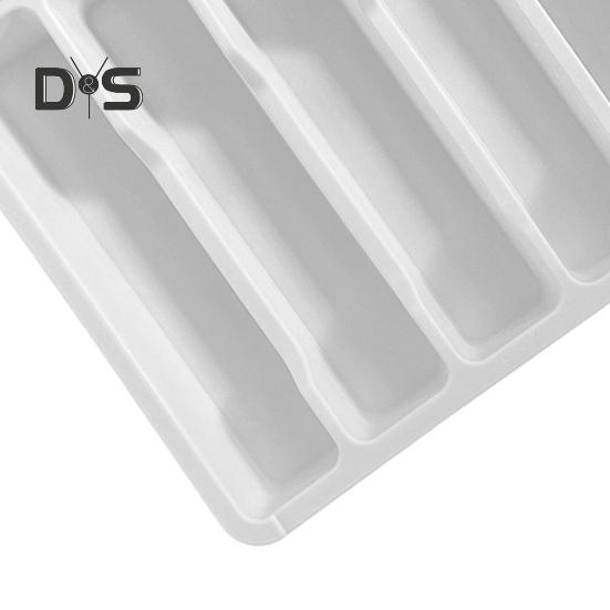 Drawer Organizer Tray for Kitchen Drawer Expandable Cutlery Flatware Holder Adjustable Plastic Utensil Divider Spatula Tools And Gadgets Storage