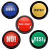 Bullshit Maybe No Sorry Yes Sound Talking Button Home Office Party Funny Gag Toy