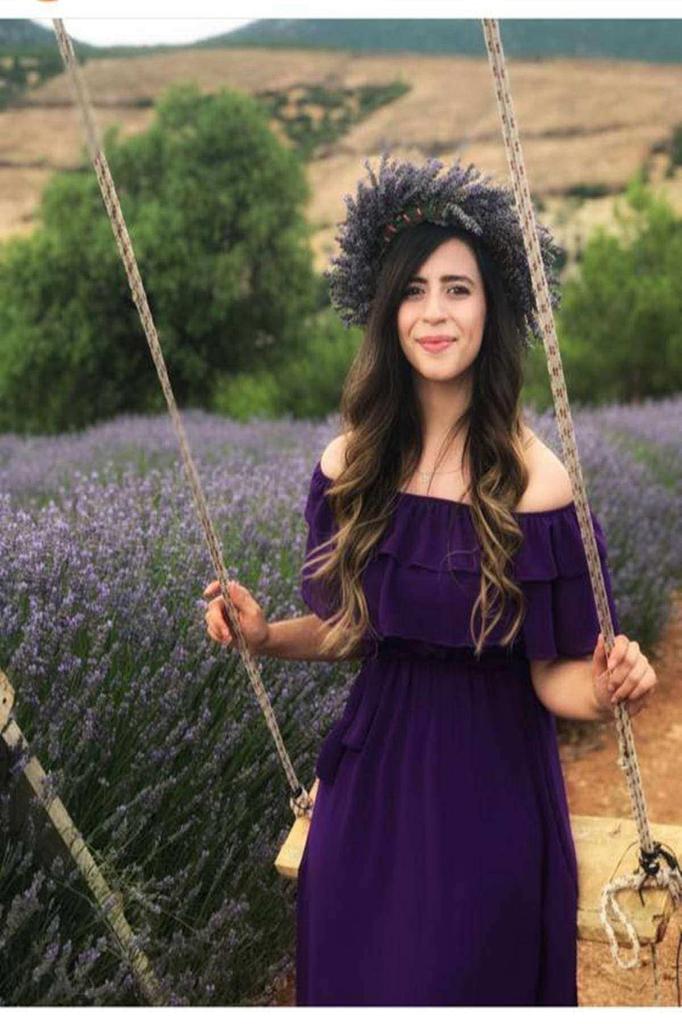 Женское платье большого размера из шифона с воротником Carmen