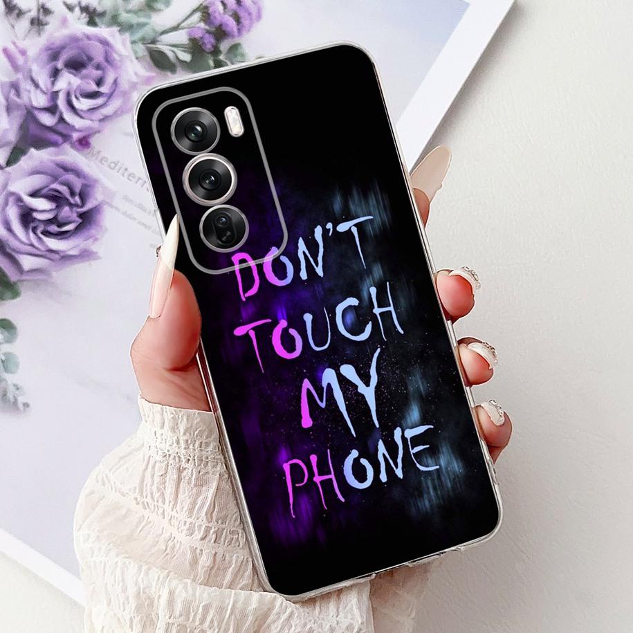For OPPO Reno12 Pro 5G Case CPH2629 Cover Transparent Silicone Fashion Butterfly Soft Case For Reno 12 CPH2625 Reno 12Pro Fundas