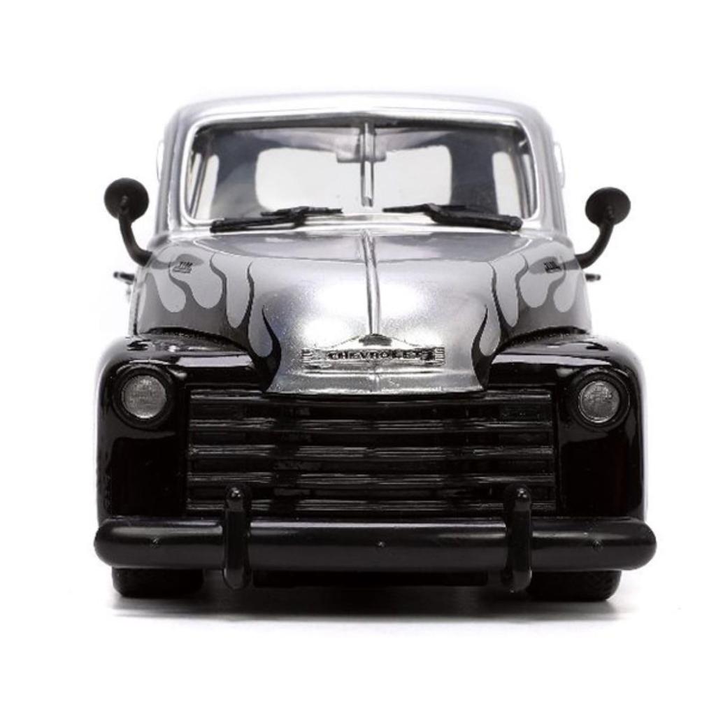 JADATOYS Масштаб JUST TRUCKS WHEELS 1953 Chevrolet Пикап Литая Модель Автомобиля 1/24 с БАГАЖНИКОМ и [Б/У]