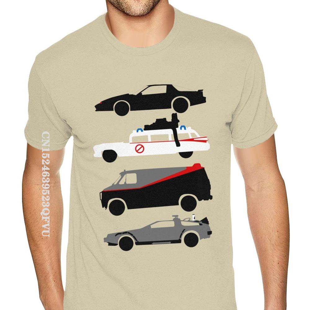 80s Car Tee Shirts Kawaii Halloween Oversized T Shirts Harajuku Boyfriend's Plus Size T-Shirts