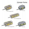 Новые детали Technic Блок цилиндров поршня V6 V2 V4 Кирпичики Модель DIY Игрушка для le*go