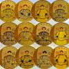 Twelve Emperors of the Qing Dynasty, Commemorative Medals, Collectible Souvenirs, Metal Crafts, Shunzhi, Kangxi, Qianlong, 12 Tianzi Gold Coins