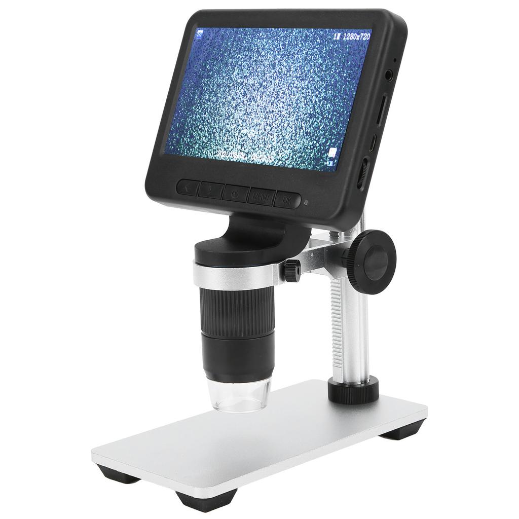 5in Electron Microscope 1080P HD USB Magnifying Microscope Kit Maintenance Inspection Tool