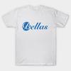 Мужская черная футболка с принтом Barden Bellas Wordmark (синий) Футболка из хлопка с принтом на бумаге без резки