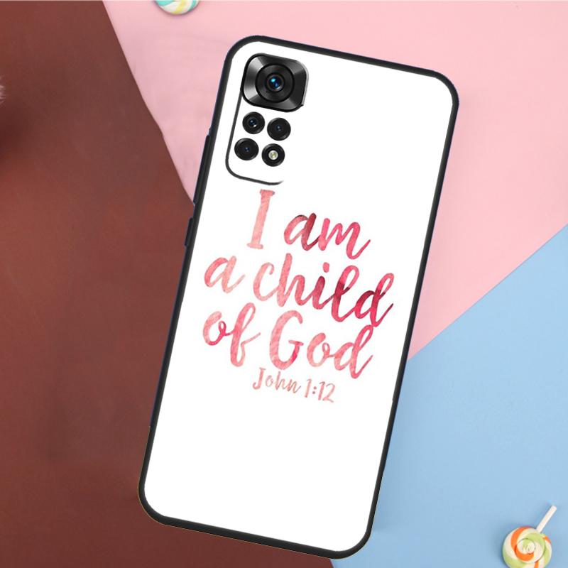 Библейские цитаты Иисус Бог Чехол Для Xiaomi Redmi Note 14 13 12 9 10 11 Pro 9S 10S 11S 12S Redmi 14C 10C 12C 13C Чехол