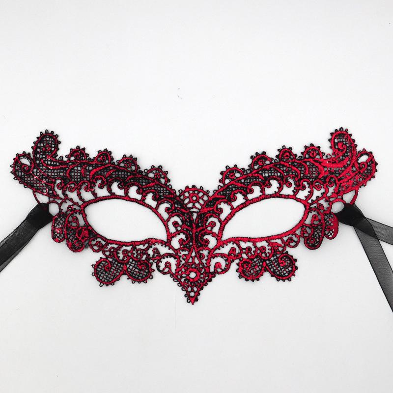 1 шт. Хэллоуин маскарад кружева половина лица без линз очки маскарадный костюм бал принадлежности реквизит