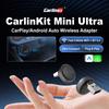 CarlinKit Mini Ultra 3 Беспроводной адаптер CarPlay Android Auto для обновления автомобильной мультимедийной системы BT 5.4GHz Wifi 5.8GHz OTA Обновление