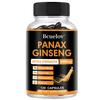 Bcuelov Panax Ginseng Supplement 2800mg Extra Strength, with Ginkgo Biloba, Ashwagandha, Beetroot, Green Tea, 120 Caps
