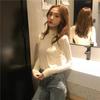 Autumn and Winter New Korean Version of Half High Neck Solid Color Base Shirt Fashion Ins Slim-fit All Knitted Top Female Tide
