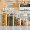 900/1400/2000/2600 мл Герметичная банка с герметичной крышкой Большая вместимость Прозрачная для фруктов Сухих продуктов Орехов Зерна Крупы Приправ Листьев чая Контейнер Коробка для хранения