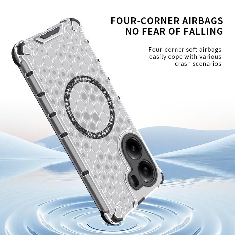 Для Xiaomi Redmi Turbo 4 5G Магнитное кольцо задняя крышка телефона чехол Magsafe кольцо беспроводная зарядка объектив защита ударопрочный купе чехлы