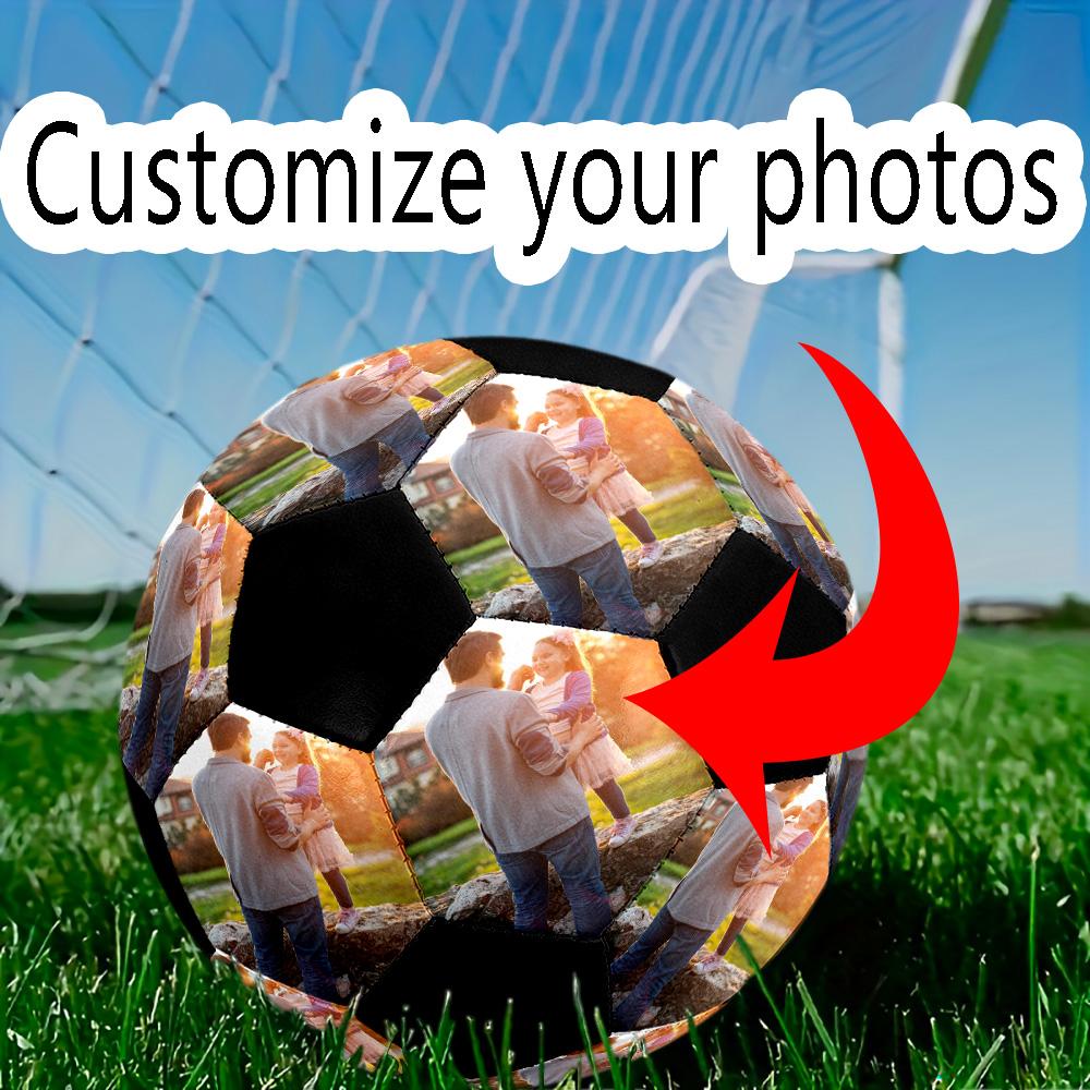 Customize Your picture Size 6 Soccer football Machine Sewn Indoor/Outdoor Training and Matches Personalized Soccer Ball