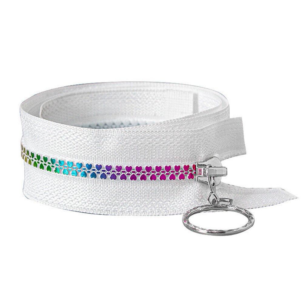 Молнии в форме сердца с зубцами для курток, пальто, швейные принадлежности, смоляные молнии, новые открытые молнии