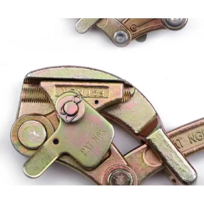 Electrician Wire Puller Tensioner Wire Rope Jammer Tool 0.5T 1T 2T 3T Metal Wire Rope Clip Double Hook Wire Tightener Power