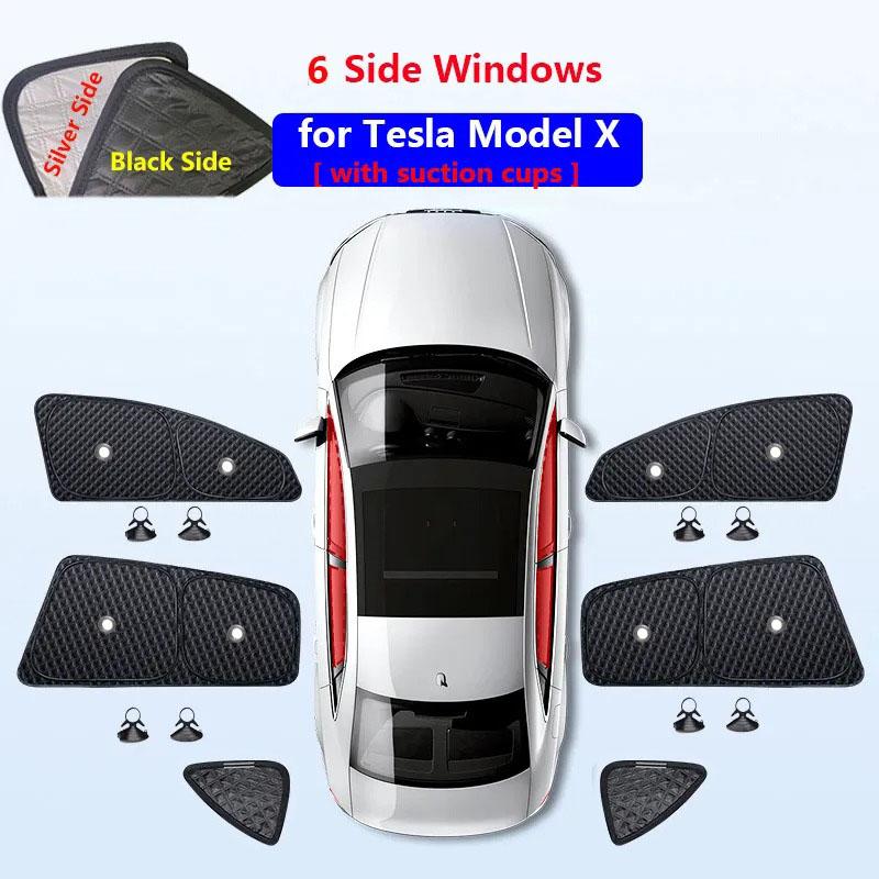 Улучшенный солнцезащитный козырек для Tesla Model 3 Y S X, переднее боковое окно, солнцезащитный козырек, УФ-защита, затеняющая шторка, для кемпинга на открытом воздухе