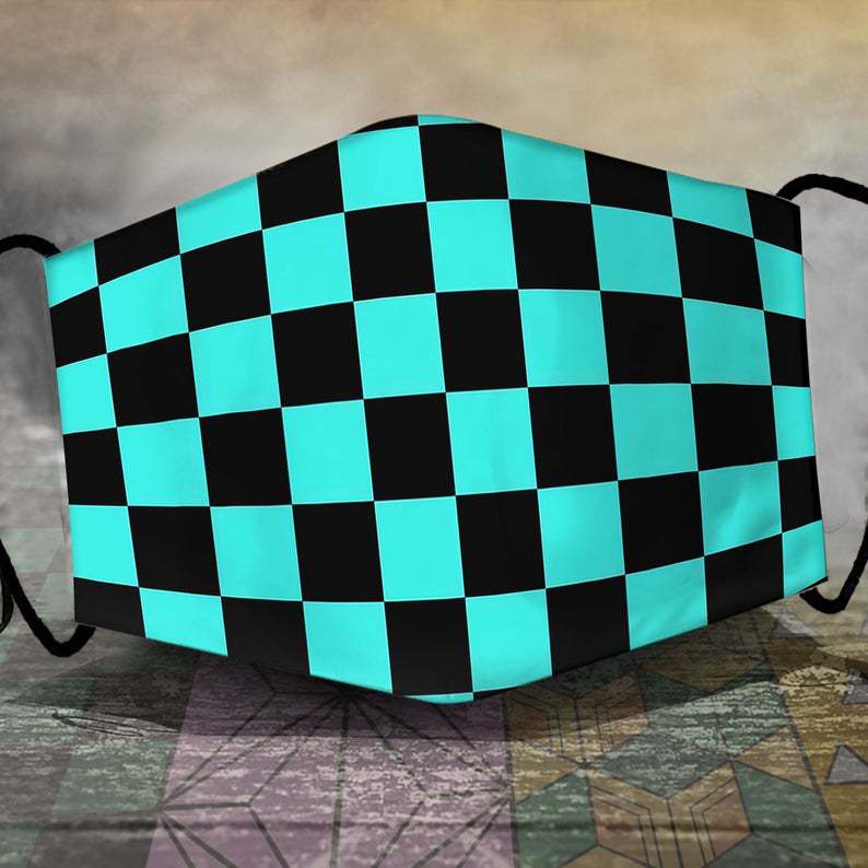 Demon Slayer Animation Printed Dustproof Replaceable Filter Protective Mask for Men and Women