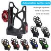 Велосипедный держатель для бутылки с водой, вращающийся на 360 градусов, регулируемый, легкий, универсальный, для мотоцикла и велосипеда