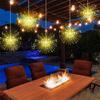 5/10Pack Connectable LED Firework String Lights Outdoor Plug In Starburst Lights Waterproof Christmas Garland Fairy Light
