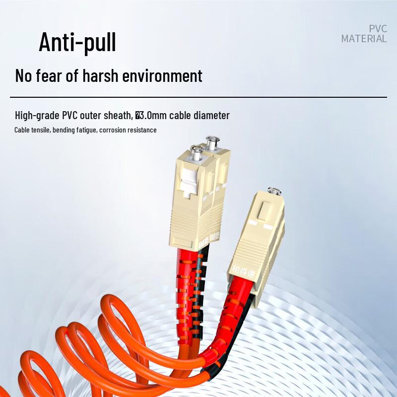 Baisen De 50/125 Multimode Duplex Fiber Optic Patch Cable