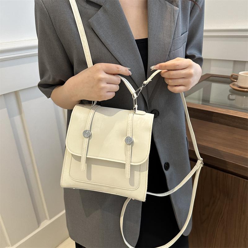 Трендовая фактура повседневный рюкзак женский весна-лето 2024 новая мода иностранный стиль сумка через плечо простая пригородная косая сумка