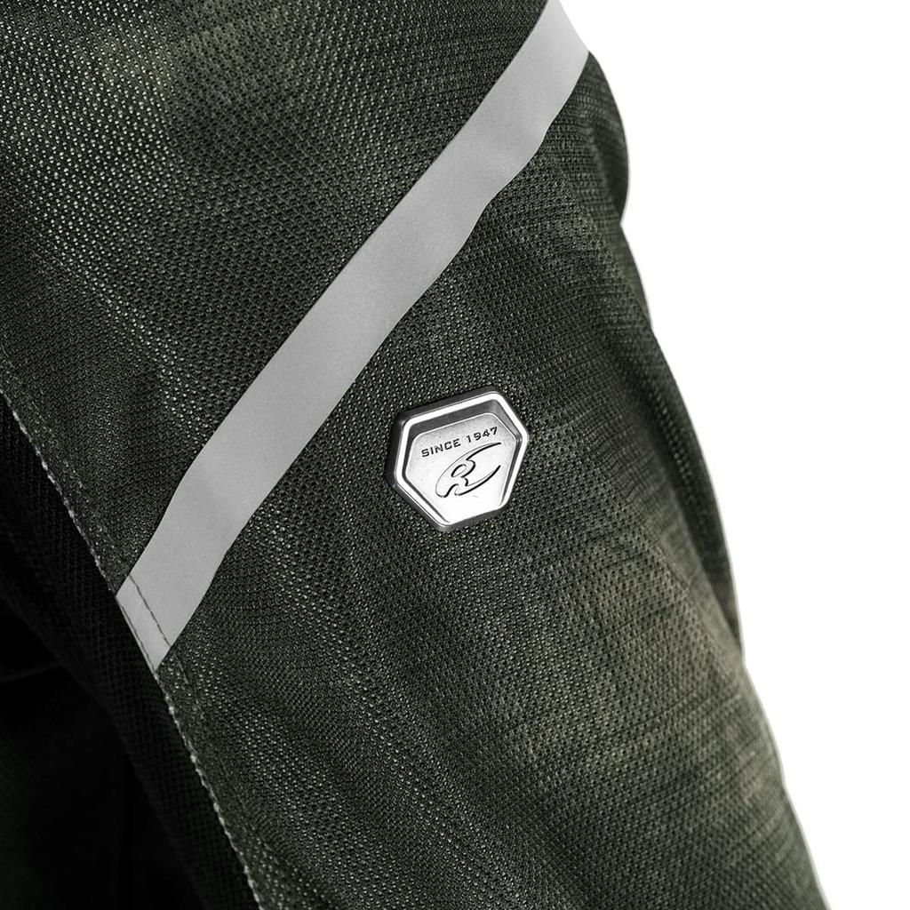 Motorcycle Protective Full Mesh Jacket For CE Standard Mesh Material Protector Smoke Black L [KOMINE] JK-1283 Spring/Summer 07-1283 Men's