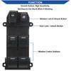 Obaee Master Window Switch Power Control Button Front Left Driver Side Compatible With 2007 2008 2009 2010 2011 Honda CR-V Replacement OEM
