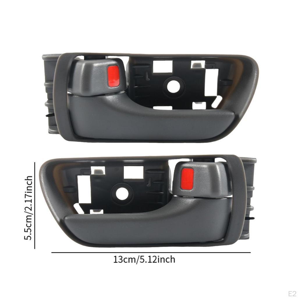2 Pieces Interior Door Handles 69206-ae010 69205-ae010 Easy To Use Accessories High Performance Left