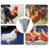 Chicken Cone Galvanized Steel Poultry Restraining Cone Rust-Resistant Easy To Clean Secure Attachment Chicken Cone